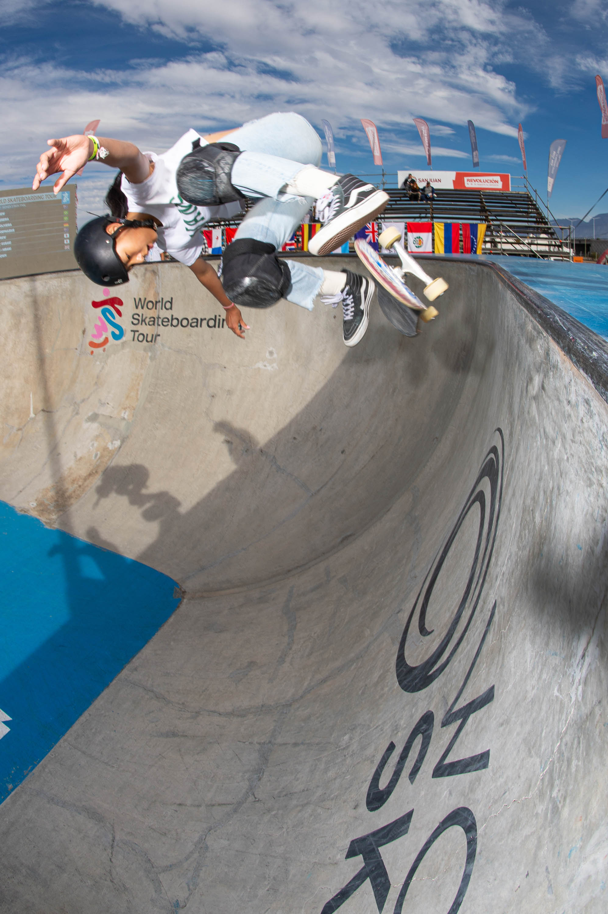 kokona hiraki kickflip final prática World Skate WST Park San Juan Park 2023 Piero Capannini 22