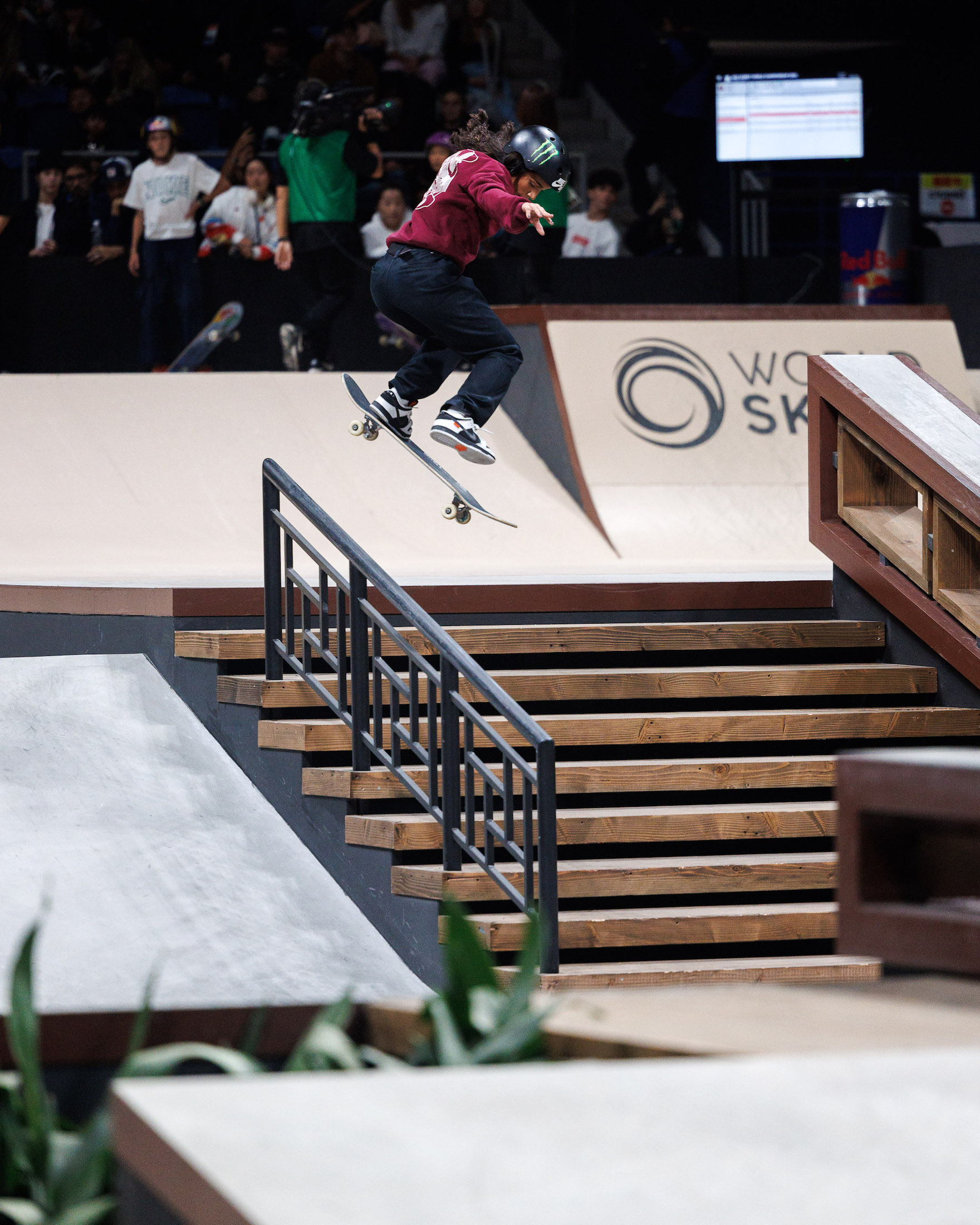 Rayssa Leal kickflip back lip finals WST Street WCH Tokyo 2023 Atiba Jefferson 25