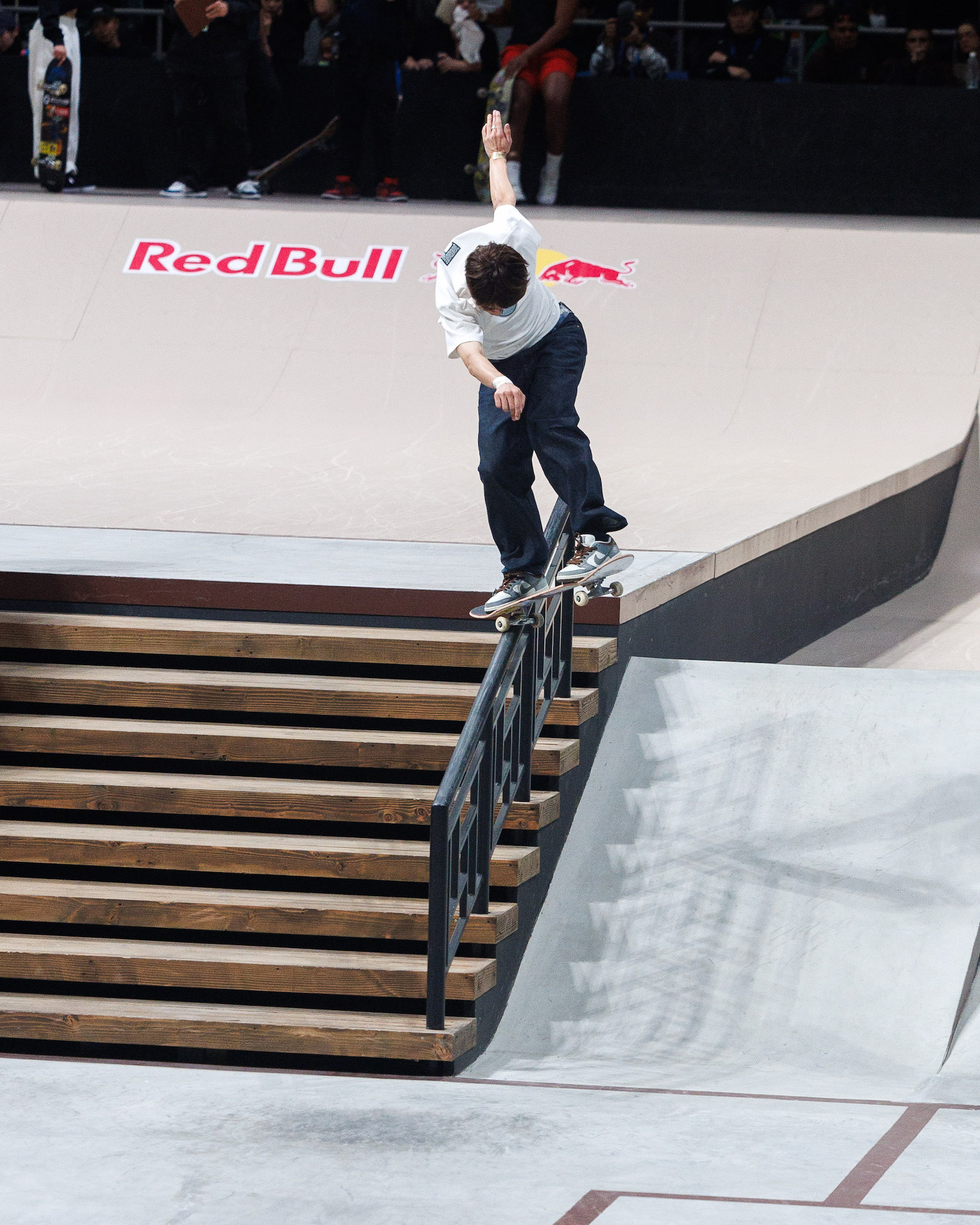 Yuot Horigome nollie 180 switch 5 0 to regular finals WST Street WCH Tokyo 2023 Atiba Jefferson 26