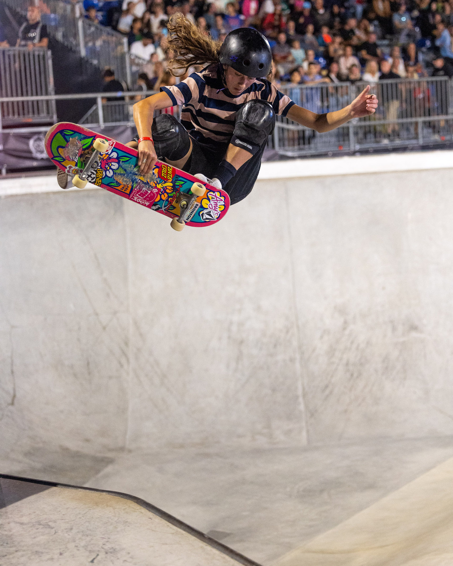 Minna Stess indy WorldSkate WST Park Ostia Rome 2023 Bryce Kanights 6
